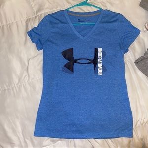 Under Armour Work Out Blue Tee